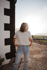 Cropped Taylor Tee
