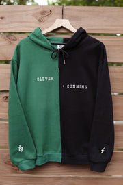 Oversized Clever + Cunning Split Hoodie