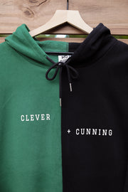Oversized Clever + Cunning Split Hoodie