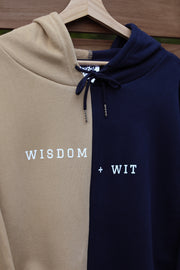 Oversized Wisdom + Wit Split Hoodie