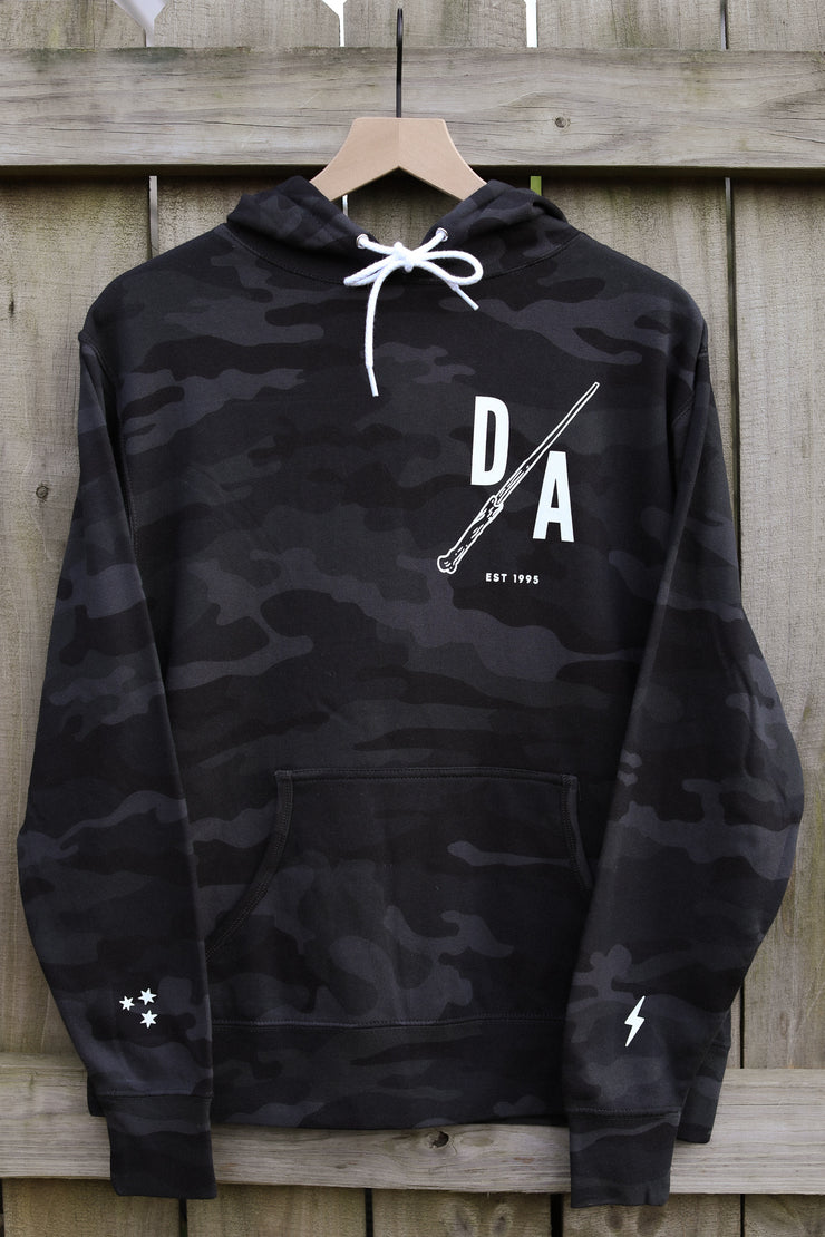 DA Lightweight Hoodie- Black Camo