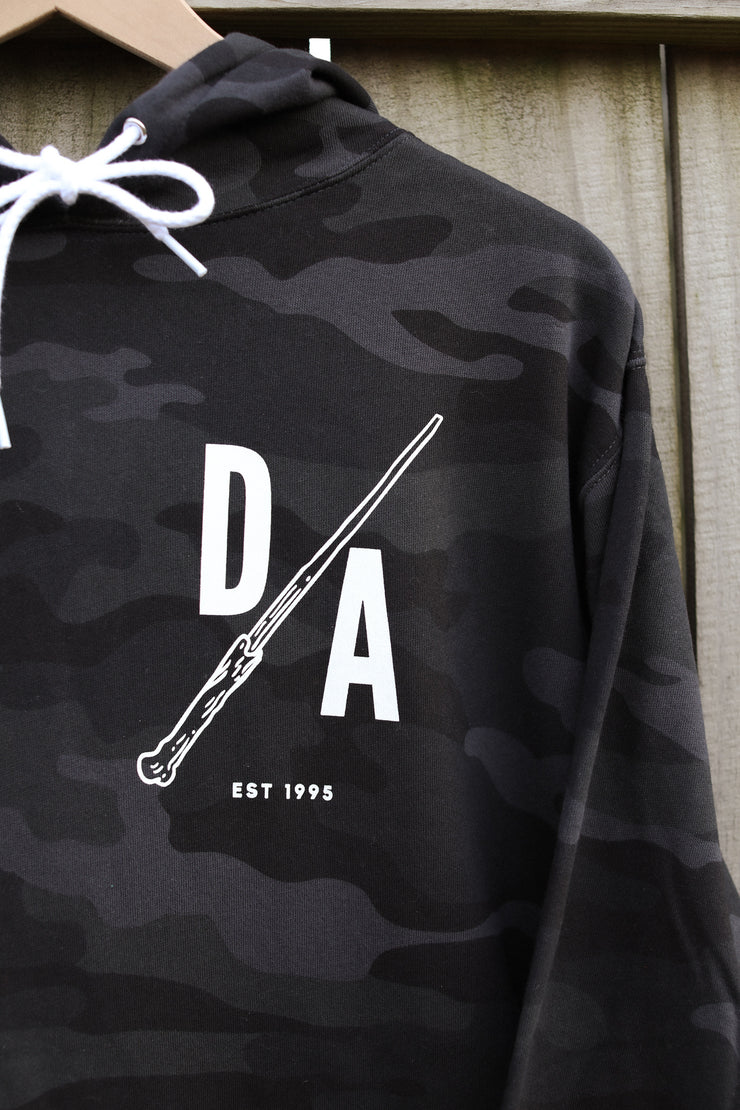 DA Lightweight Hoodie- Black Camo