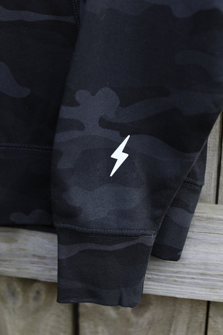 DA Lightweight Hoodie- Black Camo