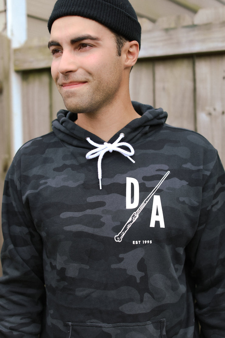 DA Lightweight Hoodie- Black Camo