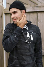 DA Lightweight Hoodie- Black Camo