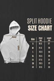Oversized Wisdom + Wit Split Hoodie