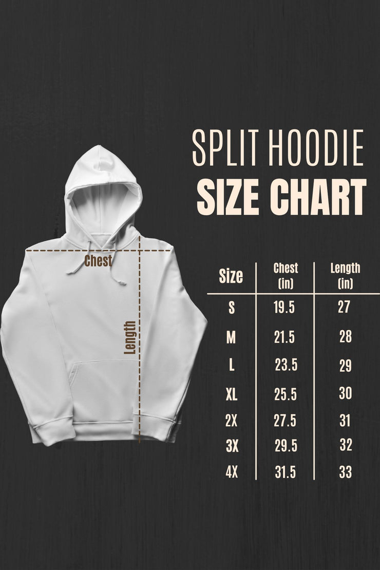 Oversized Wisdom + Wit Split Hoodie