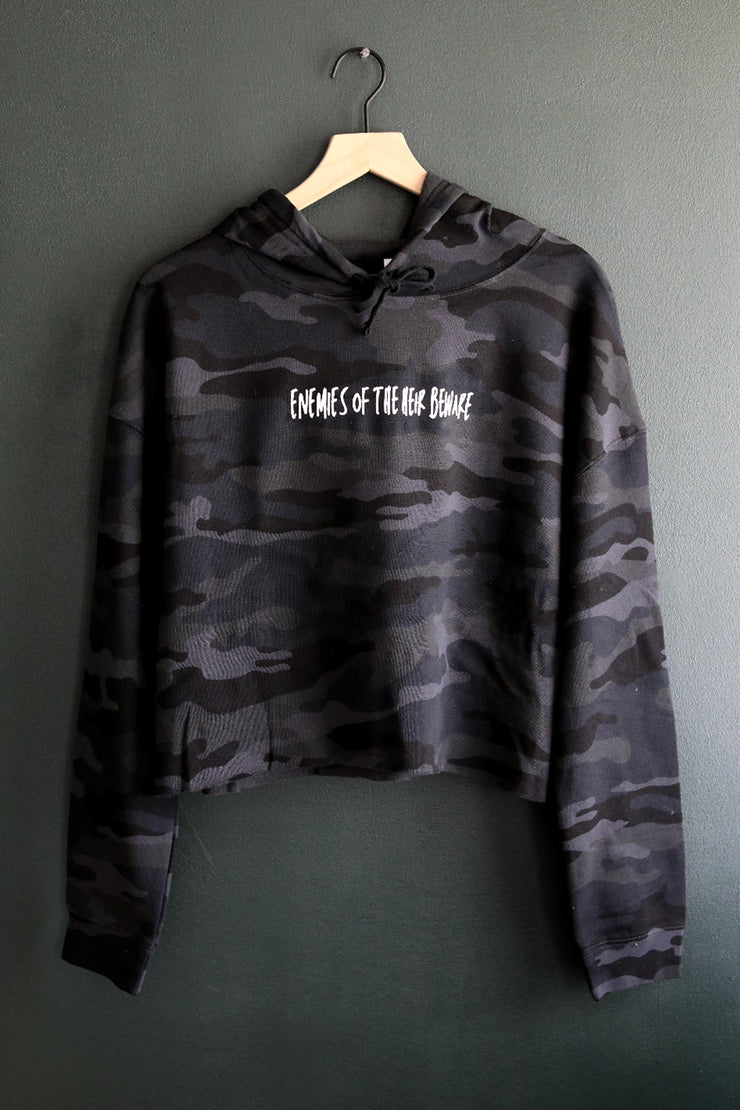 Enemies of the Heir Cropped Lightweight Hoodie